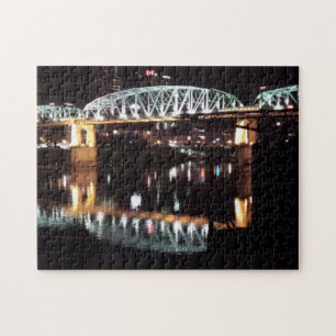 Nashville, TN - Shelby Street Pedestrian Bridge Jigsaw Puzzle