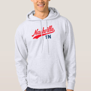 Nashville TN Swoosh Script Design – Retro Hoodie