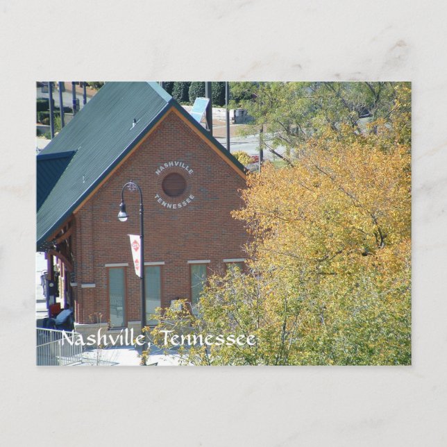 Nashville Train Station at Riverfront Postcard (Front)