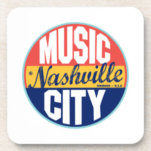 Nashville Vintage Label Coaster