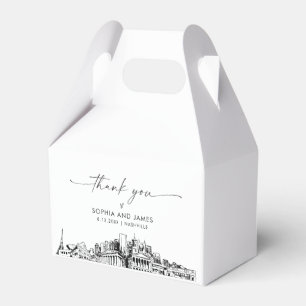 Nashville Wedding Personalised Favour Box