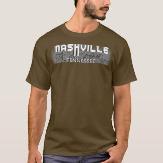NashvilleTennesseeMusic City SkylineDowntown Nash T-Shirt