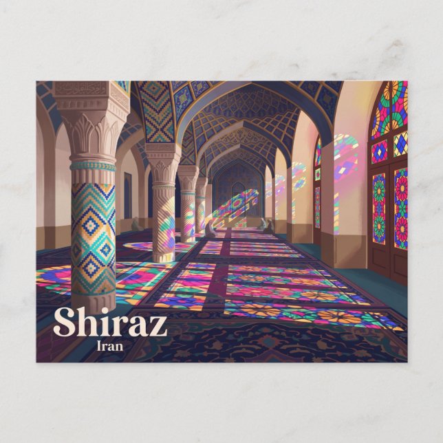 Nasir-ol-Molk Mosque Iran Postcard (Front)