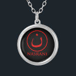 Nasrani  Christian Symbol Silver Plated Necklace<br><div class="desc">Show your solidarity and support with the Arabic letter "N" for Nasrani.  Nasrani is the Arabic word for christian,  and the letter "N" has been used as a form of marking and isolating Christians in Iraq for persecution by ISIS.</div>