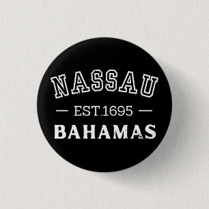 Nassau Bahamas 3 Cm Round Badge