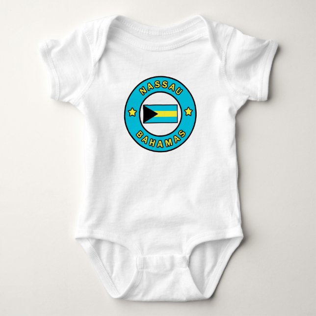 Nassau Bahamas Baby Bodysuit (Front)