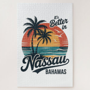 Nassau Bahamas Beach Summer Jigsaw Puzzle