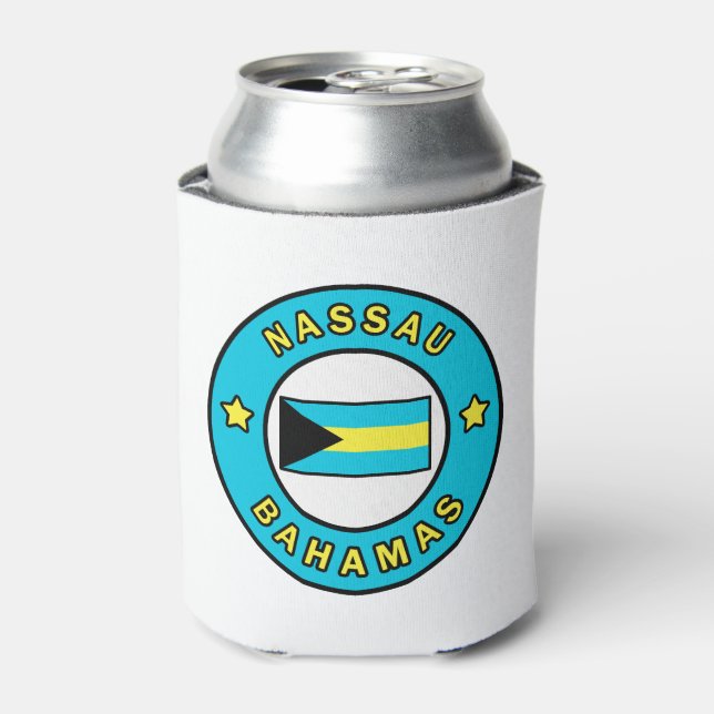 Nassau Bahamas Can Cooler (Can Front)