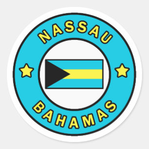 Nassau Bahamas Classic Round Sticker