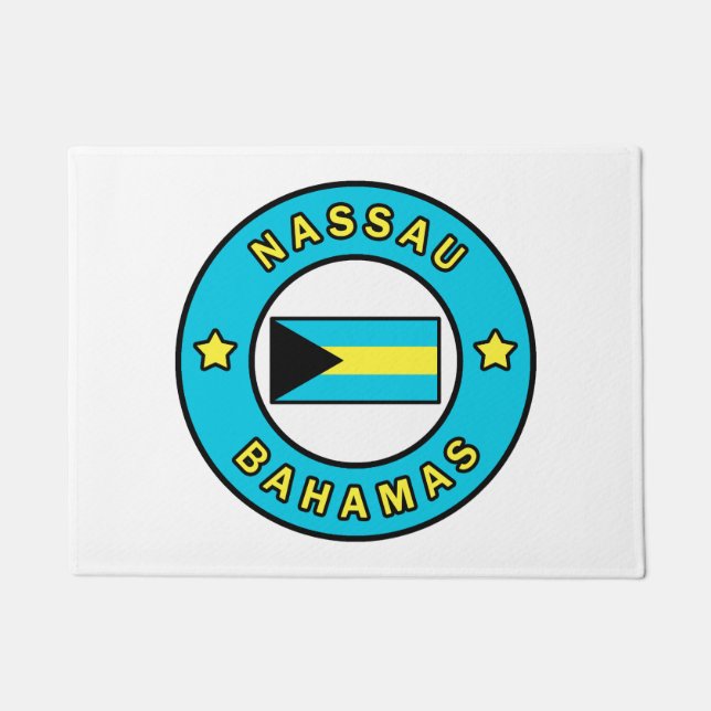 Nassau Bahamas Doormat (Front)