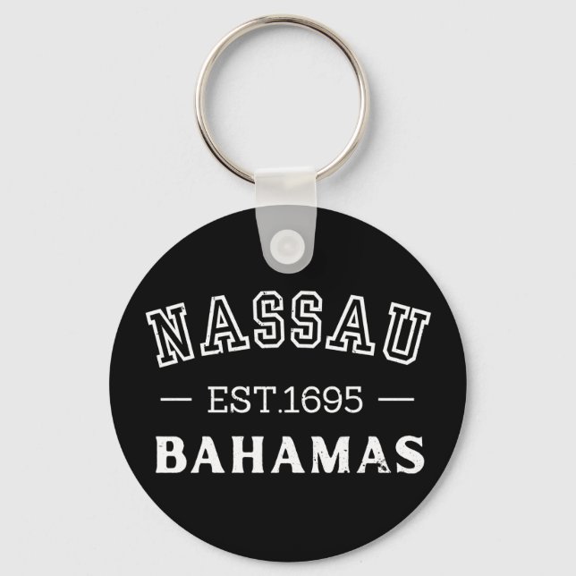 Nassau Bahamas Key Ring (Front)