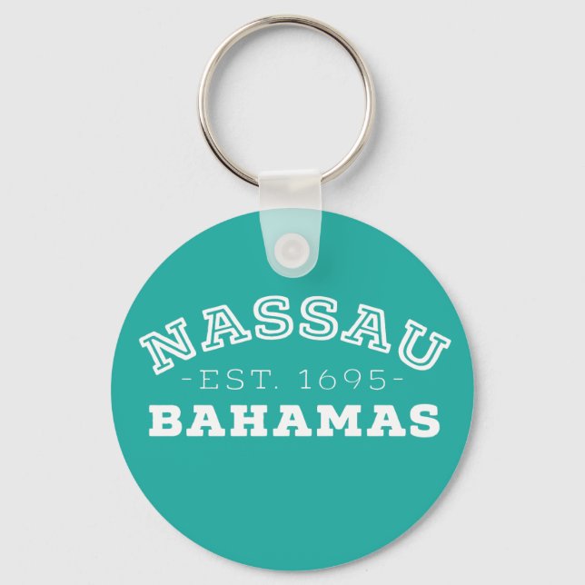 Nassau Bahamas Key Ring (Front)