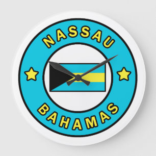 Nassau Bahamas Large Clock