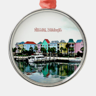 Nassau Bahamas Marina Metal Tree Decoration