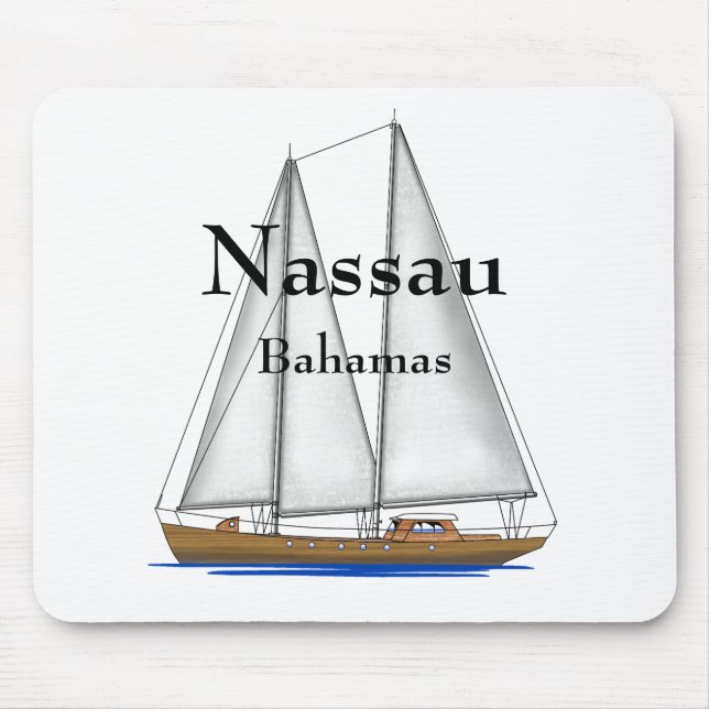 Nassau Bahamas Mouse Mat (Front)