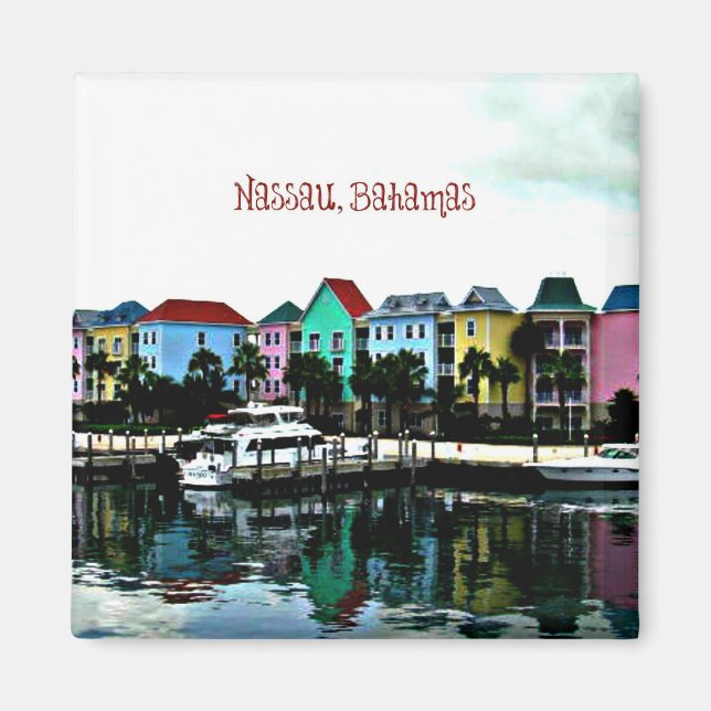 Nassau, Bahamas photograph Magnet (Front)