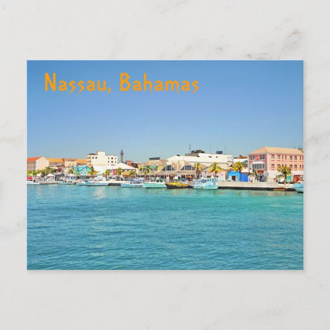 Nassau, Bahamas Postcard (Front)