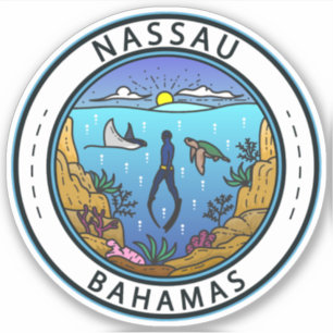 Nassau Bahamas Scuba Badge