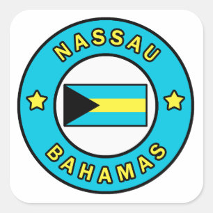 Nassau Bahamas Square Sticker