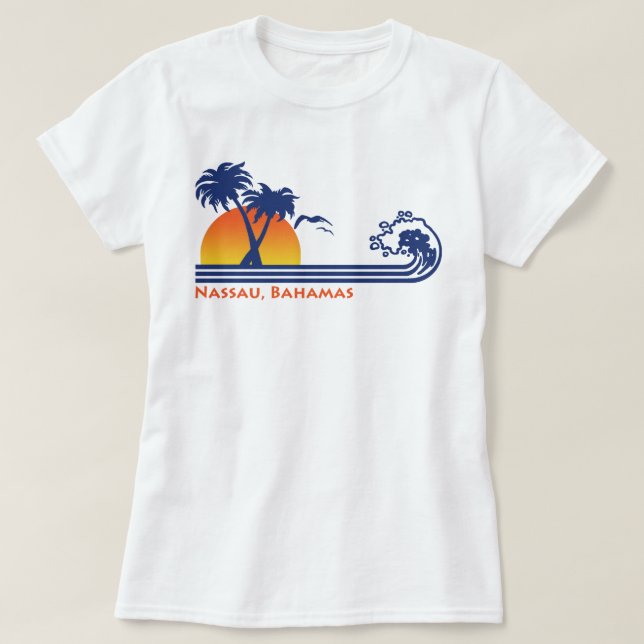 Nassau Bahamas T-Shirt (Design Front)