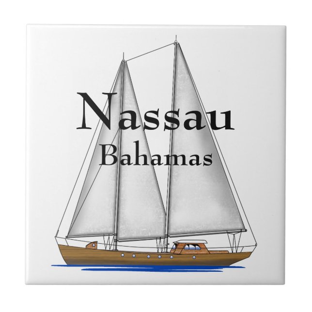 Nassau Bahamas Tile (Front)
