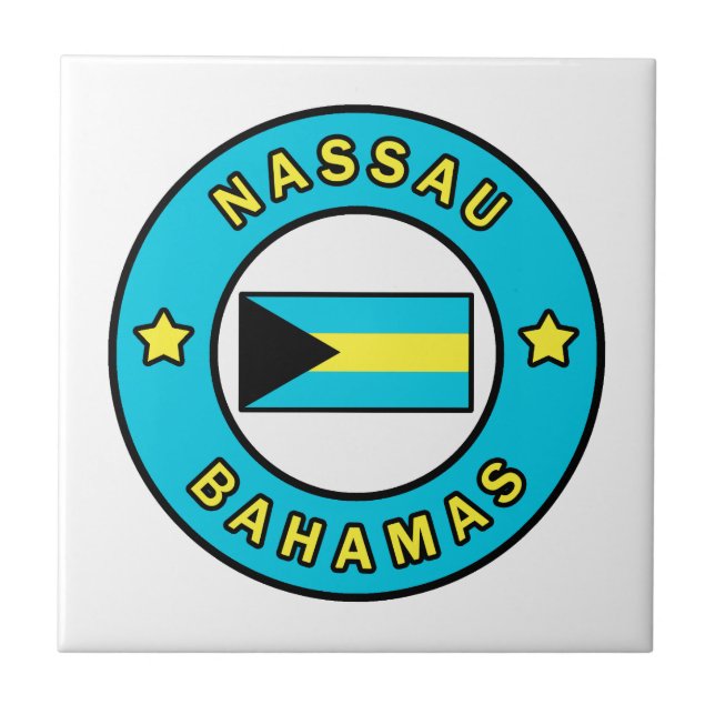 Nassau Bahamas Tile (Front)