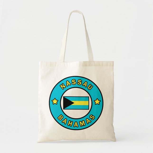 Nassau Bahamas Tote Bag (Front)