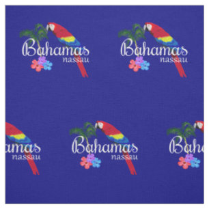 Nassau Bahamas Tropical Destination Fabric