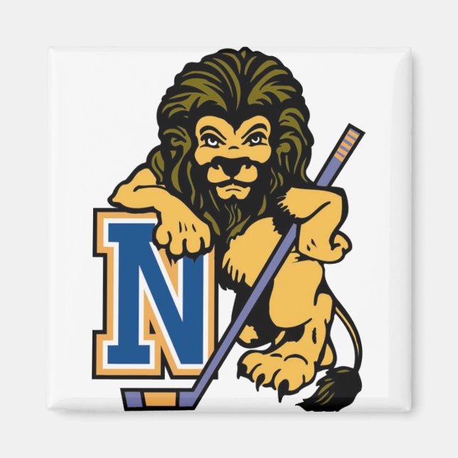 Nassau County Lions Hockey Magnet (Front)