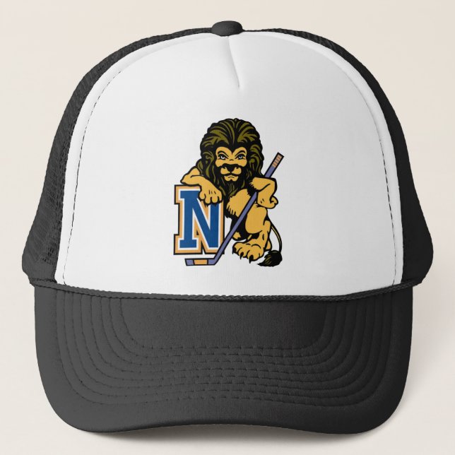 Nassau County Lions Hockey Trucker Hat (Front)