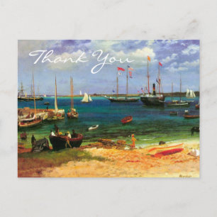 Nassau Harbour by Albert Bierstadt Postcard