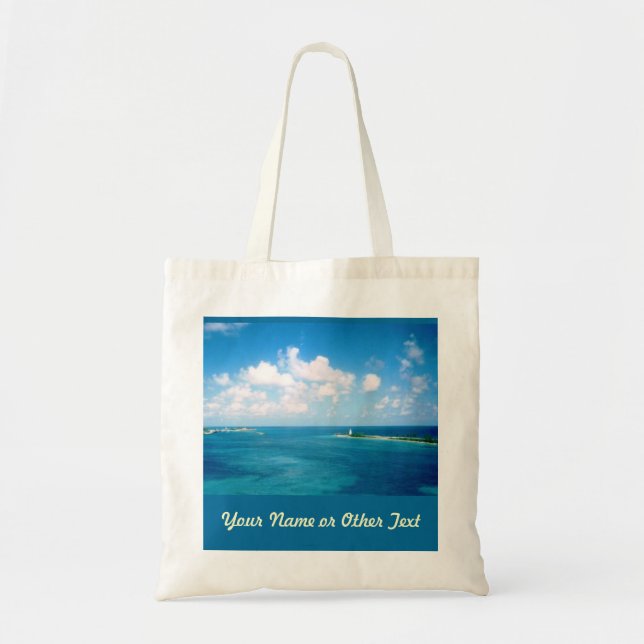 Nassau Harbour Custom Tote Bag (Front)