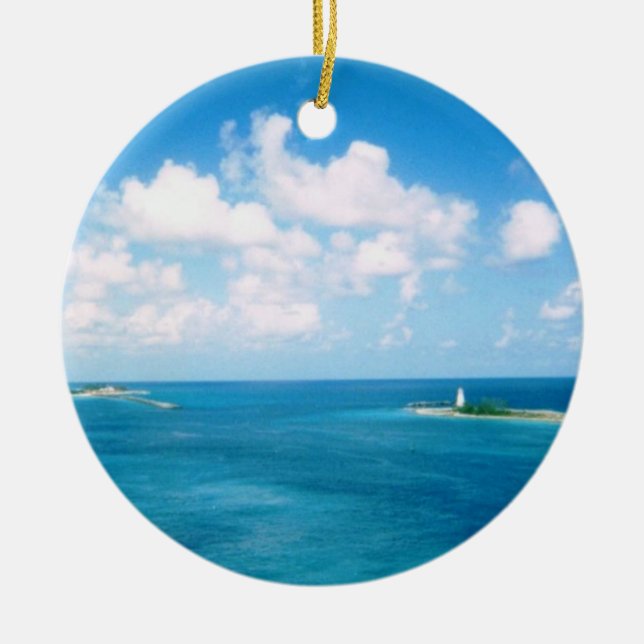 Nassau Harbour Dated Ornament (Front)