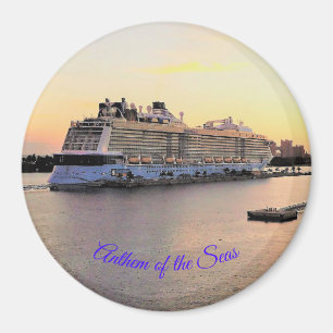 Nassau Harbour Daybreak with Cruise Ship Magnet