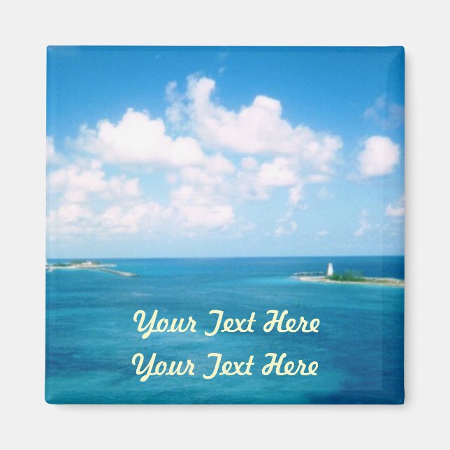 Nassau Harbour Magnet sq (Front)