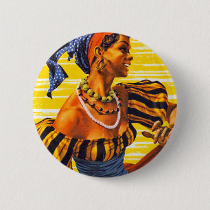 Nassau Jet 6 Cm Round Badge