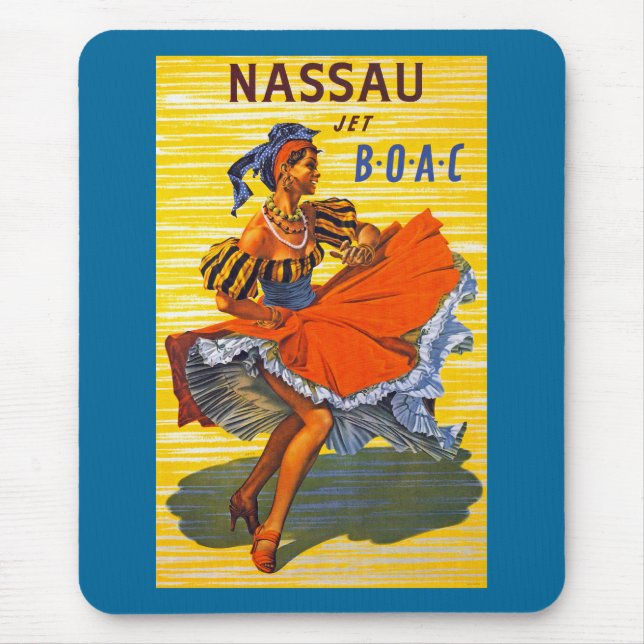 Nassau Jet Mouse Mat (Front)