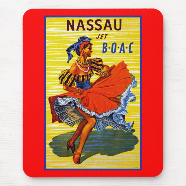 Nassau Jet Mouse Mat (Front)