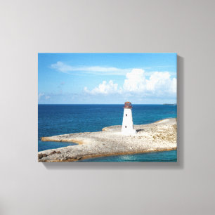 Nassau Lighthouse Bahamas Canvas Print