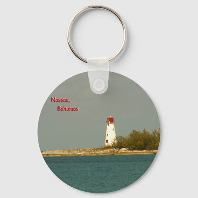 Nassau Lighthouse Key Ring (Front)