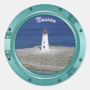 Nassau Porthole Classic Round Sticker