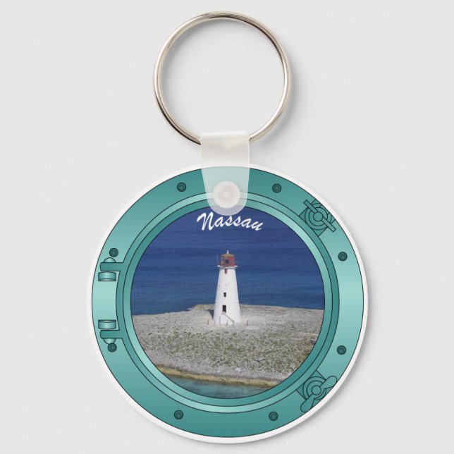 Nassau Porthole Key Ring (Front)
