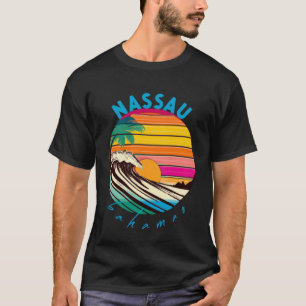 Nassau Retro 1980s Style Bahamas Beach T-Shirt