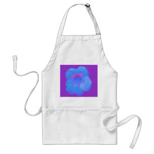 Nasturtium Bright Blue Apron