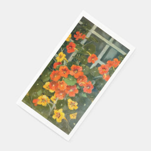 Nasturtium Guest Towel Napkin