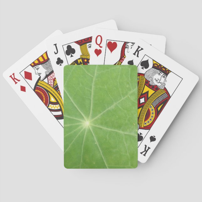 Nasturtium Leaf Playing Cards (Back)