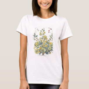 Nasturtiums and Daisies: 1.Nasturtium Indicum; 2.B T-Shirt