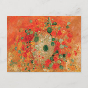 Nasturtiums by Odilon Redon Holiday Postcard