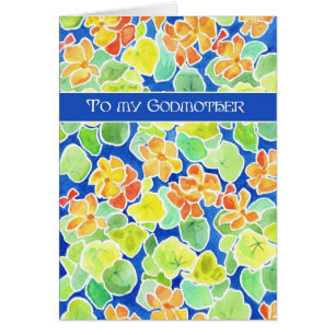 Nasturtiums Floral for Godmother Mother's Day