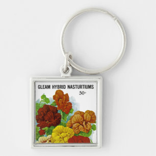 Nasturtiums Key Ring
